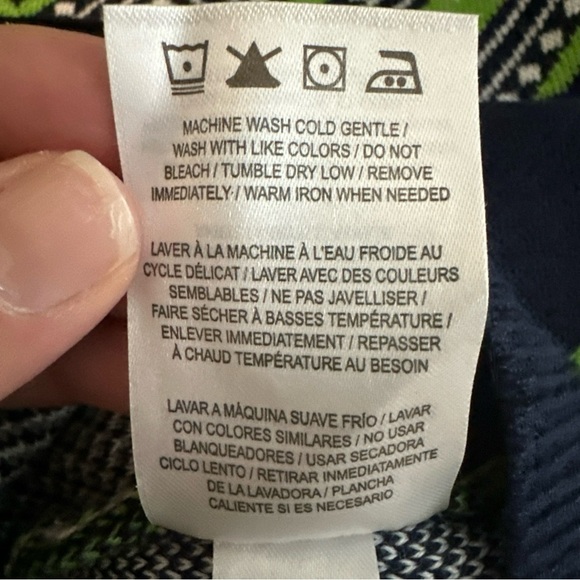 EUC Seattle Seahawks NFL green and blue sweater dress Size Small - Picture 5 of 6